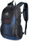 WATERFLY Faltbarer Rucksack Wanderrucksack 30L: Leicht Tagesrucksack mit Nassfach Ultraleicht Faltrucksack Trekkingrucksack Klapprucksack für Herren Damen Outdoor Wandern Reisen Daypack (Blau Schwarz)
