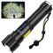 cinlinso Lampe Torche LED Ultra Puissante - 100000 Lumens Lampe de Poche Rechargeable, Étanche IPX7, 7 Modes D'éclairage avec Lumière COB pour Camping, Randonnée et Urgences