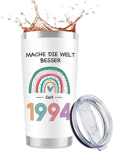 Geschenk 30 Geburtstag Frau - Edelstahl-Thermosbecher geschenk zum 30 geburtstag frau. Personalisierte Geschenk zum 30 Geburtstag für eine Freundin, Mutter oder Tochter.