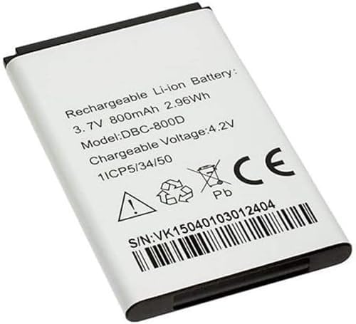 ZIDIOR Doro 6520 battery, Rechargeable Li-ion Phone Battery for Doro Models 6520, 506, 508, 6030, 510, 715, 6525, 6031, 500GSM, 6051, 6171, 6526, 6050 | 3.7V, 800mAh | High-Performance Lithium Pack