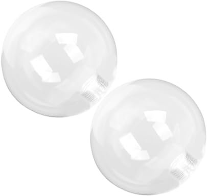 QUMIIRITY 2St Lampenschirm aus Glas kleine Lampenschirme Lampenschirm für Stehlampe Transparente Lampenabdeckung Dekorative Lampenschirme Pendelleuchten Lampenschirm für Pendelleuchte Weiß