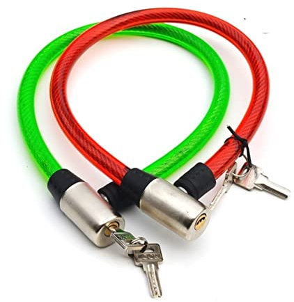 CHFYIJYHM Anneau de vélo Serrure à clé 63cm for Porte d'armoire vélo Moto MS464 1 pièces(Green)