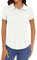 IECCP Golf Polo Shirts for Women Collared Short Sleeve Quick Dry Lightweight Moisture Wicking T-Shirt Summer Work Casual Gym Tops with 3-Button 2025 (White,M)