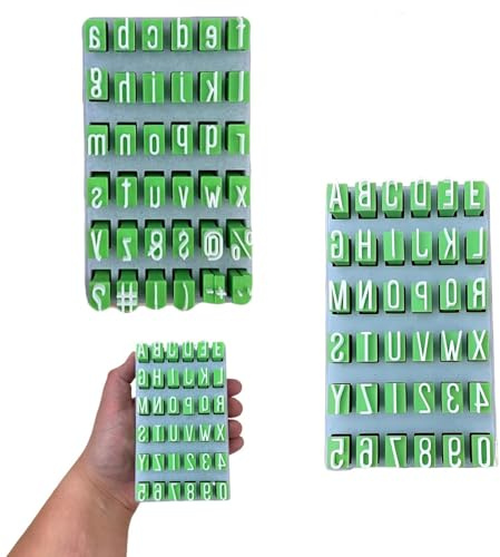 2 Pcs Alphabet Tonstempel Set 3d Gedruckte Buchstaben Stempel Diy-Kunst-Kit Buchstaben Stempel Für Ton Und Keramik, Töpferwerkzeug Töpferstempel Für Kunst Und Handwerk