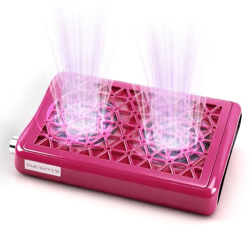 YINGJEE Mini Powerful Nail Dust Collector-6000RPM Rechargeable Dust Extractor