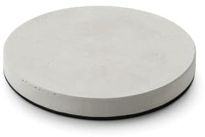 Untersetzer aus Beton – modern & schlicht, Ø ca. 10 cm, ca. 120 g, inkl. Rutschfester Schaumstoff-Basis, ideal für Gläser & Becher