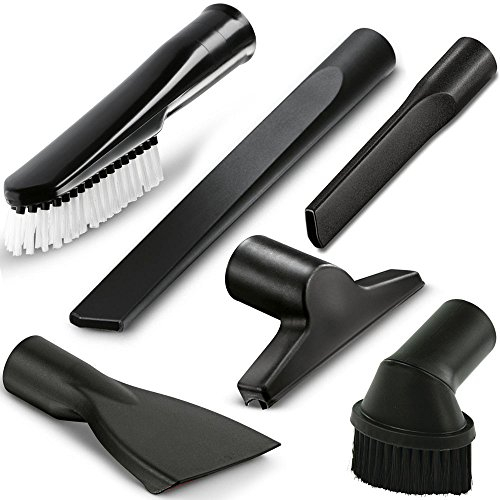 WERPOWER Systafex® Staubsauger Düsen Bürsten Set 35mm Polsterdüse Fugendüse Autodüse Matrazendüse Saugbürste für Kärcher Miele AEG Bosch Siemens Philips Rowenta