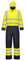 Portwest S485 Men's Hi Vis Winter Work Coveralls Waterproof 300D Polyester Protective Boiler Suit Durable Overalls Thermal Lined Workwear Rain Suit, Yellow/Navy, 5X-Large