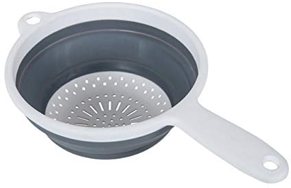 Addis Pop & Store-Colino Pieghevole con Manico, Bianco e Grigio, 20 cm