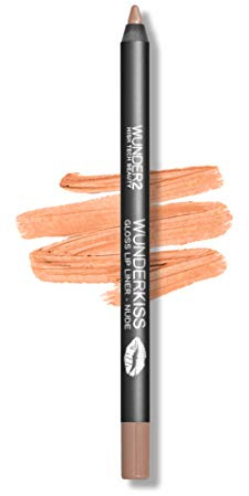 WUNDERBROW LIPS Makeup Gloss Lip Liner Pencil Nude Long Lasting Glossy High Shine, Wunderkiss