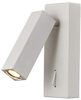 Aplique lector MANTRA TARIFA color blanco LED 3W 3000K. 15cm