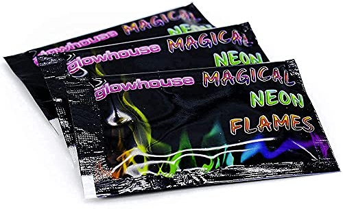 The Glowhouse Magic Neon Flames Mystical Fire Colourant (10 Pack)