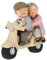 Ältere Paar Figurine Kreative Harz Großeltern auf Sammeln Figur Tafelaufsatz für Home Office Tisch Dekoration 15Cm