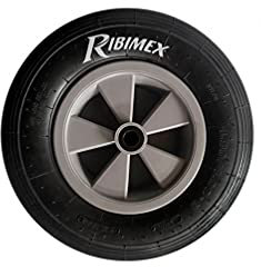 Roue gonflable pour brouette 400mm axe 25 mm avec roulements à aiguilles