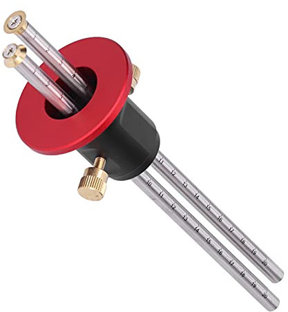 Plyisty Calibro per Marcatura a Ruota, Calibro per Marcatura a Lama Doppia, Strumento per Scriba per Legno, Guida per Marcatura, Strumento per Righello a Doppia Testa da 150/200 Mm(200mm)