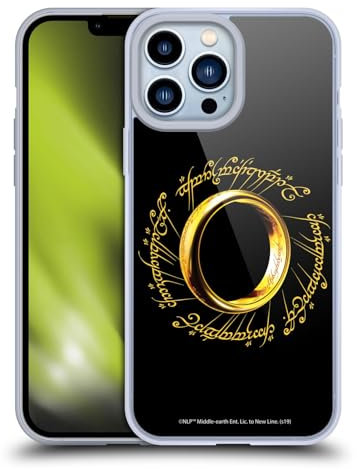 Head Case Designs Licenciado Oficialmente The Lord of The Rings The Fellowship of The Ring Un Anillo Gráficos Carcasa de Gel de Silicona Compatible con Apple iPhone 13 Pro MAX