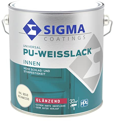 Sigma PU Weisslack innen weiß glänzend (2,5 Liter)