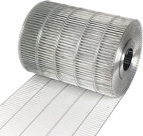 Drahtgitterrolle, 1 X 10 Cm Loch, Verzinkt, Geschweißt, Maschendraht, Volierenzaun, Geflügelnetz, Luftziegel, 1,8 Mm Drahtdurchmesser,Silber,0.3x10m(12x393inch)