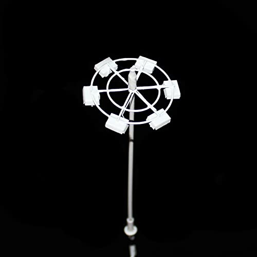 Gutshof miniaturen 10 STK. LED Modellbau Lampen Flutlichter Beleuchtung HO Eisenbahn Zubehör 1:87