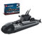 Reobrix 800 Strategisches Atom-U-Boot Bausteine, Militärschiff Bausatz mit nachgebildetem Echolot und Torpedorohren, Gebaut Spielzeug Für Kinder Erwachsene, 1498 PCS Klemmbausteine
