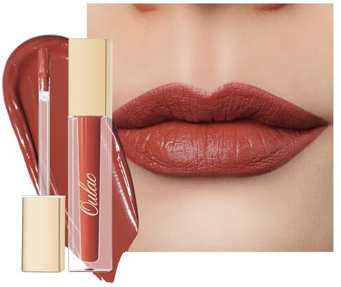 Oulac Matte Red Lipstick for Women, High Impact Lip Colour Long Lasting Lip Stain, Waterproof Creamy Formula Lipstick with Vitamin E, Vegan, 4.5ml M17