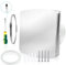 WiseWater Bathroom Exhaust Fan, 6” Extractor Fan, Ceiling&Wall Mounted 140 CFM Ventilation Fan for Bathroom, Kitchen, Shed, Garage