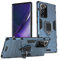 Btstring Hülle kompatibel mit Samsung Galaxy Note 20 Ultra, Militär Standard Stoßfest Handyhülle Case Hybrid Metall Ring Halter Schutzhülle Handy Hüllen Cover- Blau