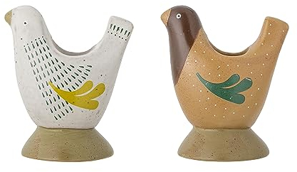 Bloomingville Reem Kerzenständer, Braun, Steingut