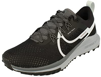 Nike Herren React Pegasus 4 Sentiero Sneaker, Schwarz Aura Dunkelgrau Wolf Grau, 45.5 EU