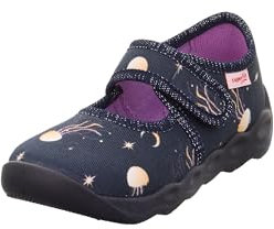 Superfit Jungen BUBBLE Hausschuhe, BLAU/MEHRFARBIG 8030