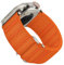 Suitisbest Straps Compatible with Apple Watch Ultra Strap 49mm 46mm 45mm 44mm 42mm, Stretchy Nylon Sport Loop Strap with S-Hook for Apple Watch Ultra 2/ Ultra SE Series 10 9 8 7 6 5 4 3, Orange