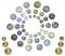 NETPROSHOP Schwimmkugeln, Dekokugeln schwimmend, Porzellan, Durchmesser 4-6-7,5 cm, Farbe:Mandala schwarz, Auswahl:6 cm