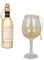 G Decor Vino Celebration Set of White Wine Bottle & Glass Hand-Finished Christmas Tree Decorations Festive Hanging Ornaments