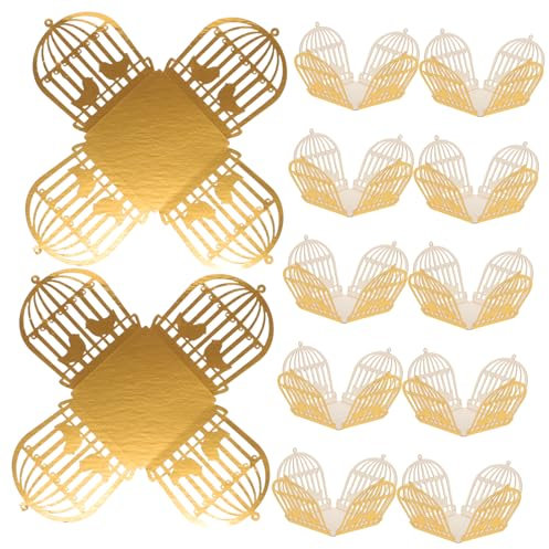 HOMSFOU 50 Stück -Verpackungsbox lustige geschenkboxen Süßigkeitenschachteln für die Hochzeit Hochzeitsdekorationen für die Zeremonie Packpapier Süßigkeiten-