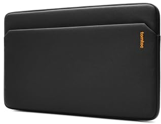 tomtoc Slim 15.6 Inch Portable Monitor Sleeve Case with Acessories Storage, Light Protective Carrying Sleeve for Most 15.6 in Portable Monitors with Eco-Friendly Fabric