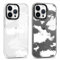 Xylota 2 Stück Handyhülle für iPhone 11 Pro 5,8 Hülle,Durchsichtig Case mit Aesthetic Muster Wolken, Ultra Dünn Silikon Weich TPU Bumper Stoßfeste Schutzhülle Transparent Mode Cover für iPhone 11 Pro