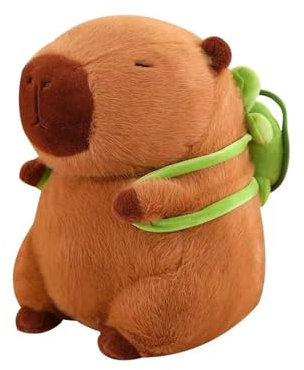 Landrain 22cm Capybara Kuscheltier Tragende SchildkröTe,Super Weiche Capybara PlüSchtier