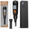 Rouwthio Boden Tester Boden PH Meter mit pH, Bodenfeuchte, Licht und Boden Temperatur Meter Klein und leicht für Innen und Außen Gemüse Garten Rasen
