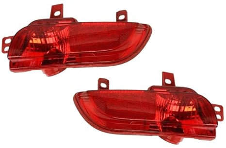 CCACHE Für Peugeot 206 207 Schrägheck Limousine Nebelschlussleuchte Reflektor Warnsignalleuchte Rote Farbe Autozubehör Heckstoßstange Licht