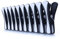 Soft Grip Clothes Pegs for Washing Line – 24 Black & White Laundry Pegs with Contoured Soft Pad Design | Strong Metal Spring | Weatherproof & Non-Slip Pegs by Barkworth & Hathaway