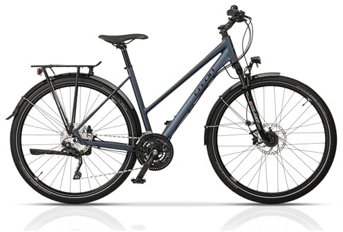 Airtracks 28 Zoll Damen Trekking Fahrrad Trail 6.0 Trekkingrad Shimano 30 x Gang DEORE XT RD-T8000 SGS - Rahmenhöhen 45cm, 50cm, 55cm (45cm (Körpergröße 155-165cm))