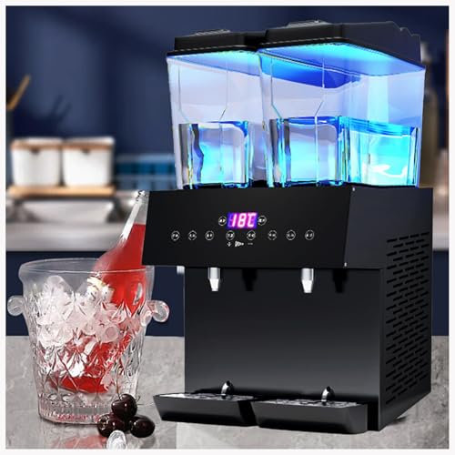 Commercial Beverage Dispenser Machine, Cold Hot Juice Dispenser, Household Fridge Bucket, 32L Teas and Juices Cooler Maker with filter Jug Drinks Chiller Large for Juices Water Coffee Fruit Tea