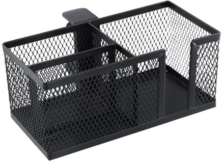 PTJJXA 4 en 1 Porte Tasse, Support Casque Audio Rotatif avec 2 Trous pour Fil, Pot a Crayon Bureau Détachable, Porte Gourde 10cm Diamètre, 20,6x10,4cm, pour Bouteilles Gobelets Stylo Maison