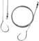 CWSDXM 2 Pack Pre-Tied Shark Fishing Hook Rigs Heavy Duty Stainless Leader Wire and Big Game Circle Hooks 14/0 16/0 18/0 Ideal for Deep Sea Fishing Shark Tuna Halibut (14/0-2 PCS)