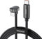 toocki Câble USB C 100W PD Charge Rapide 180 Degrés 1.8M Nylon Tressé Cable USB C Coudé vers Type C Compatible avec iPhone 16/15 Series, Samsung S23/Ultra,Huawei Mate60/60 Pro, Xiaomi 14/13, iPad