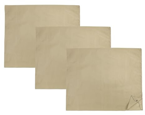 Maximex Garten-Pflanzenschutz lichtdurchlässiges Vlies Set 3er Kübelpflanzen Schutz Winterfest Abdeckung wasserabweisend 80x60cm beige Kunststoff PP