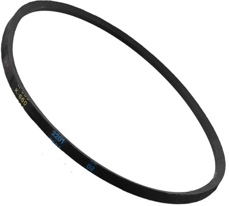 1 Stück Dreiecksriemen Antriebsriemen Ersatzgummi Schwarz Einfache Installation for Bohrmaschinen K660 Keilriemen