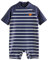 NEXT Jungen Sonnenschutz-Badeanzug Marineblau gestreift 6 Monate