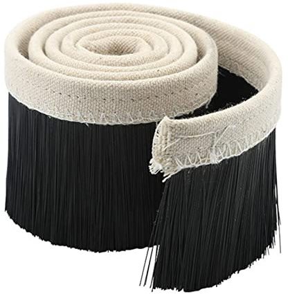 70mm Nylon CNC Dust Shoe Brush,1m Strip for CNC Router Spindle Motor | Nylon dust‑shoe strip brush, 70 mm bristle height. Cut‑to‑size; glue or screw‑mount for CNC router dust collection