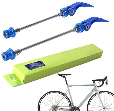 Fahrrad-Spieß – 20 cm Aluminium-Legierung, Schnellspanner vorne und hinten, leichter Verschlussclip, Zubehör für Mountainbike, Rennrad, reibungsloses Fahren, tragbar, leicht zu entfernen, rutschfest